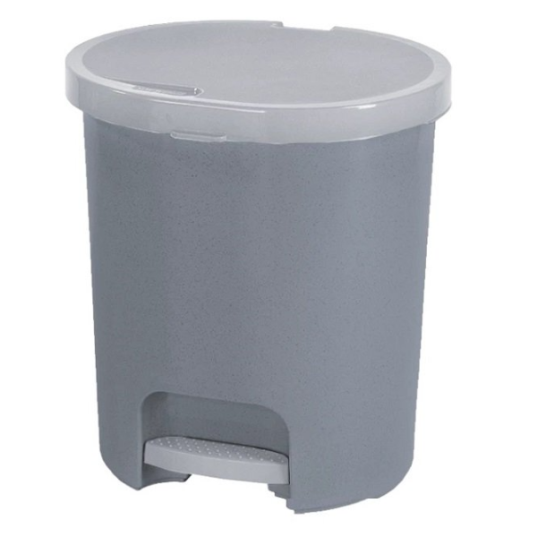 Plastikowy kosz na śmieci 25 l z przyciskiem pedałowym